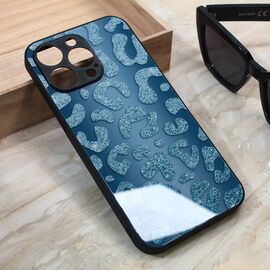 Futrola Shiny glass - iPhone 13 Pro Max 6.7 plava.