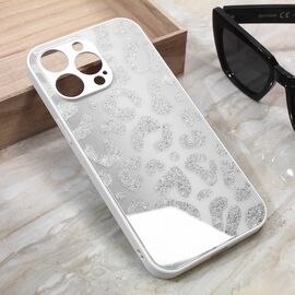 Futrola Shiny glass - iPhone 15 Pro Max 6.7 bela.