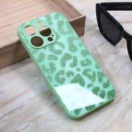 Futrola Shiny glass - iPhone 14 Pro svetlo zelena.