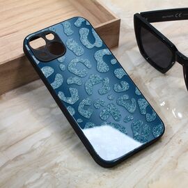 Futrola Shiny glass - iPhone 15 plava.