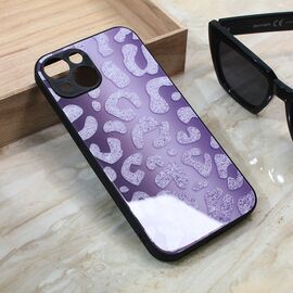 Futrola Shiny glass - iPhone 15 ljubicasta.
