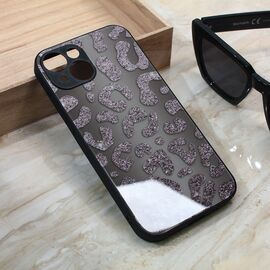 Futrola Shiny glass - iPhone 14 siva.