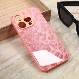 Futrola Shiny glass - iPhone 15 Pro 6.1 roza.