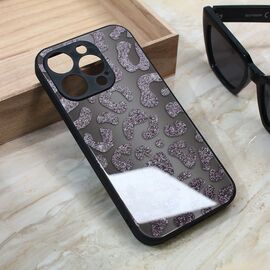 Futrola Shiny glass - iPhone 15 Pro 6.1 siva.