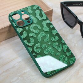 Futrola Shiny glass - iPhone 13 Pro Max 6.7 zelena.