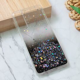 Silikonska futrola Glitter - Samsung G991 Galaxy S21 crna.