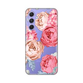 Silikonska futrola PRINT Skin - Samsung A546B Galaxy A54 5G Pink Flower.