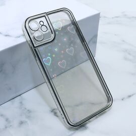 Futrola Heart IMD - iPhone 11 6.1 srebrna (MS).