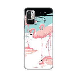 Silikonska futrola PRINT - Xiaomi Redmi Note 10 5G Pink Flamingos.