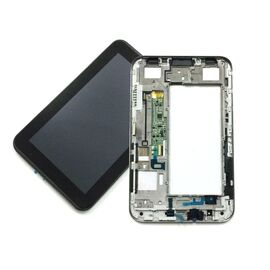 LCD displej (ekran) - Samsung P3100/Galaxy Tab 2 7.0+touch screen crni+frame Service Pack ORG.