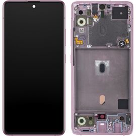 LCD displej (ekran) - Samsung A516/Galaxy A51 5G 2020+touch screen pink+frame Service Pack ORG/GH82-23124C.