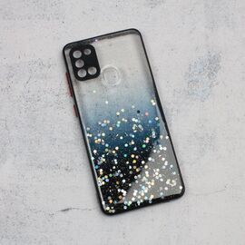 Futrola Frame Glitter - Samsung A217F Galaxy A21s crna.