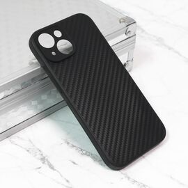 Futrola Carbon fiber - iPhone 15 crna.