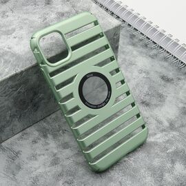 Futrola LINES LOGO CUT - iPhone 11 (6.1) mint (MS).