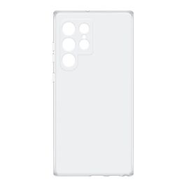 Silikonska futrola ultra tanka (skin) PROTECT - Samsung S908 Galaxy S22 Ultra 5G providna (bela) (MS).
