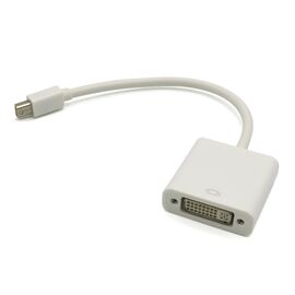 Adapter Mini DisplayPort M na DVI F beli (MS).