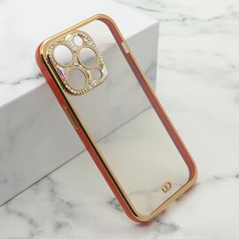 Futrola DIAMONDS CAMERA - iPhone 14 Pro (6.1) crvena (MS).