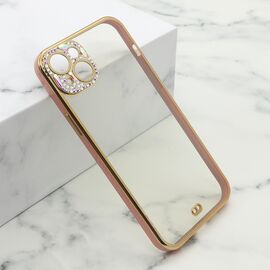 Futrola DIAMONDS CAMERA - iPhone 14 Plus (6.7) roze (MS).