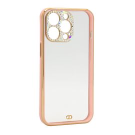 Futrola Diamonds Camera - iPhone 13 Pro (6.1) roze (MS).