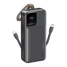 Rellaen Series 2.4A Cabled Fast Charging Univerzalna Back Up Baterija RPP-659 30000mAh crni (MS).