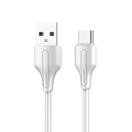 USB data kabl LDNIO LS541 2.1A Type-C 1m beli (MS).