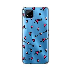 Silikonska futrola PRINT Skin - Realme C11 (2021)/C20 Heart Pattern.