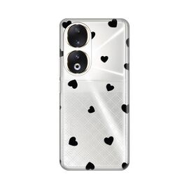 Silikonska futrola PRINT Skin - Huawei Honor 90 Hearts.