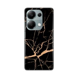 Silikonska futrola PRINT - Xiaomi Redmi Note 13 Pro 4G All black (crni).