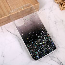 Silikonska futrola Glitter - Samsung A256 Galaxy A25 5G crna.