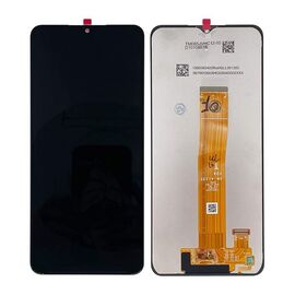 LCD displej (ekran) - Samsung M127 Galaxy M12 + touchscreen black (crni) (Original Material).