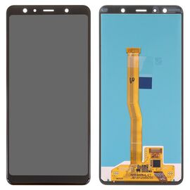 LCD displej (ekran) - Samsung A750 Galaxy A7 (2018) + touchscreen black (crni) Service Pack ORG/GH96-12078A.