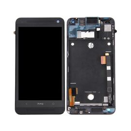 LCD displej (ekran) - HTC ONE/M7+touch screen+frame crni.