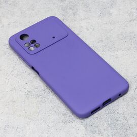 Silikonska futrola Teracell Giulietta - Xiaomi Poco M4 Pro 4G mat ljubicasta.