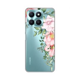 Silikonska futrola PRINT Skin - Huawei Honor X6a Gentle Rose Pattern.