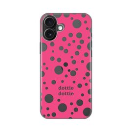 Silikonska futrola PRINT Skin - iPhone 16 Plus Dottie Dottie Pink.