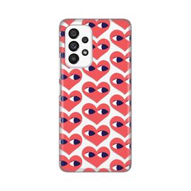 Silikonska futrola PRINT Skin - Samsung A536 Galaxy A53 5G Eye Heart Pattern.