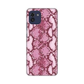 Silikonska futrola PRINT - Samsung A035 Galaxy A03 Pink Snake.