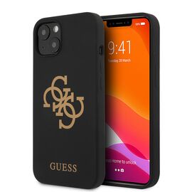 Futrola Guess Hc Silicone - iPhone 13 crna (GUHCP13MLS4GGBK).