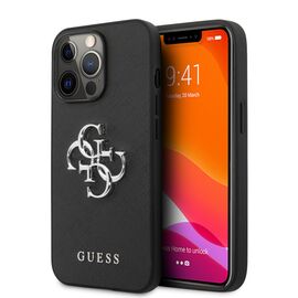 Futrola Guess Saffiano Big - iPhone 13 Pro crna (GUHCP13LSA4GSBK).