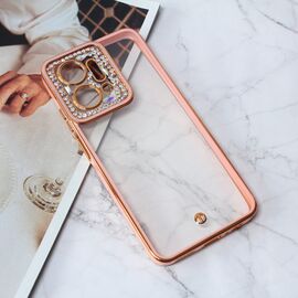 Futrola Cirkon Camera - Huawei Honor X7a roze.