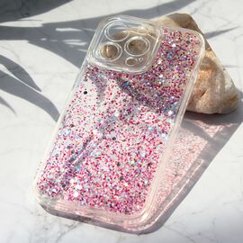 Futrola Glitter - iPhone 13 Pro ljubicasta.