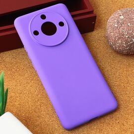 Silikonska futrola Teracell Giulietta - Realme 11 Pro mat ljubicasta.