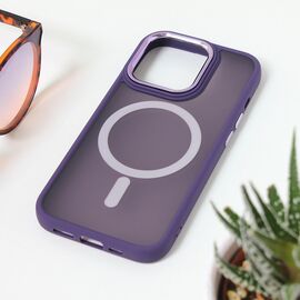 Futrola Magsafe colorful - iPhone 15 Pro 6.1 ljubicasta.