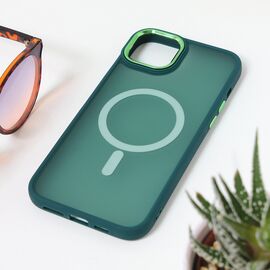Futrola Magsafe colorful - iPhone 15 Plus tamno zelena.