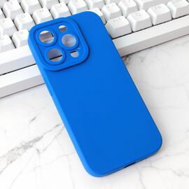 Futrola Silikon Pro Camera - iPhone 15 Pro 6.1 tamno plava.