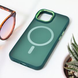 Futrola Magsafe colorful - iPhone 14 tamno zelena.