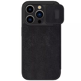 Futrola Nillkin Qin Pro - iPhone 15 Pro 6.1 crna.