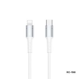 Data kabl REMAX Chaining Series II PD 20W Fast Charging RC-198i Type C na iPhone lightning beli.