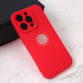 Futrola Carbon Stripe - iPhone 15 Pro 6.1 crvena.