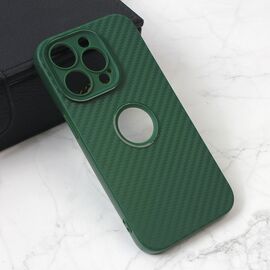 Futrola Carbon Stripe - iPhone 15 Pro 6.1 zelena.